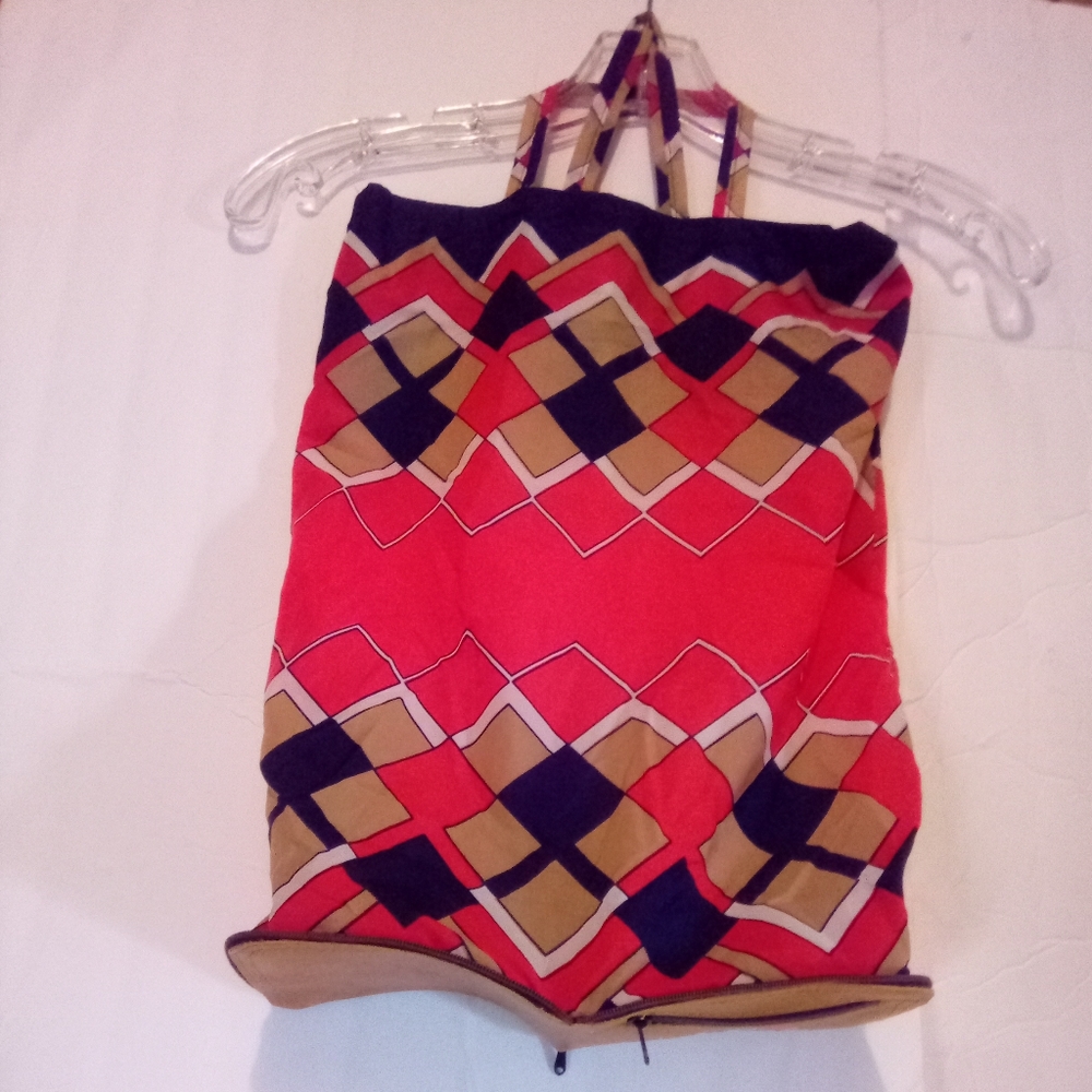 Vintage 1980's Hong Kong foldable tote